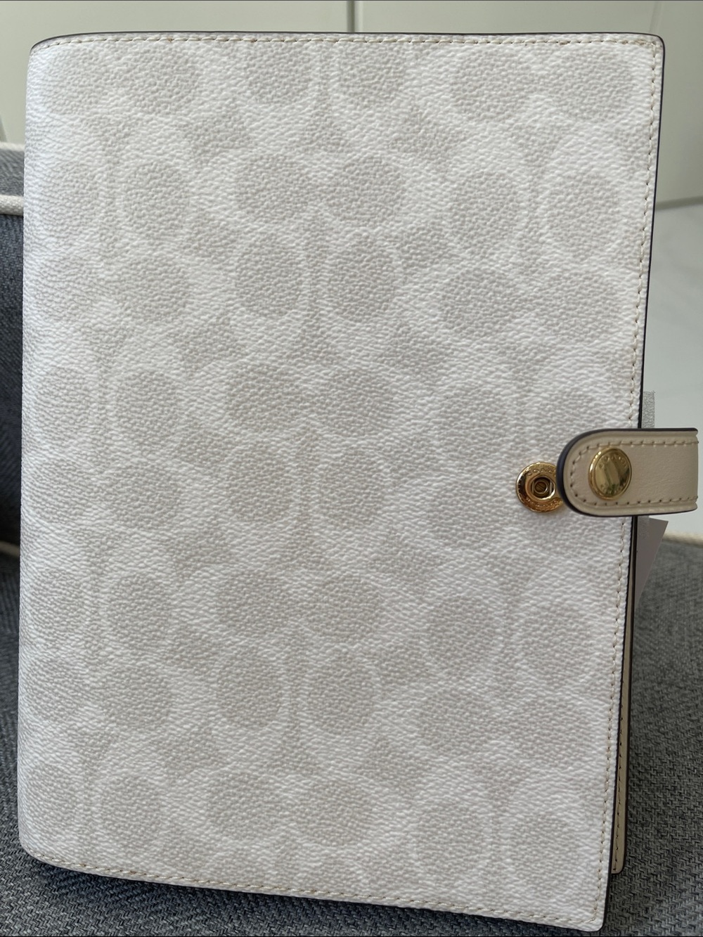 NEW Coach Agenda Notebook In Signature Canvas